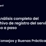 Análisis completo del archivo de registro del servidor paso a paso