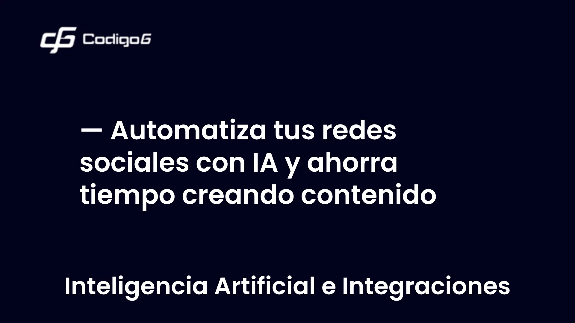 imagen destacada del post con un texto en el centro que dice Automatiza tus redes sociales con IA y ahorra tiempo creando contenido y abajo del texto aparece la categoria del post