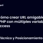 Cómo crear URL amigables en PHP con múltiples variables htaccess