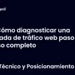 Cómo diagnosticar una bajada de tráfico web paso a paso completo