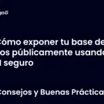 Cómo exponer tu base de datos públicamente usando SSH seguro