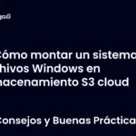Cómo montar un sistema de archivos Windows en almacenamiento S3 cloud