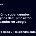 Cómo saber cuántas páginas de tu sitio están indexadas en Google