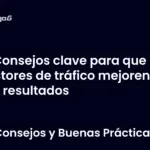 Consejos clave para que gestores de tráfico mejoren sus resultados