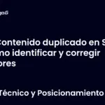 Contenido duplicado en SEO cómo identificar y corregir errores