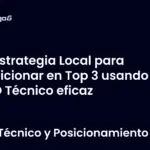 Estrategia Local para Posicionar en Top 3 usando SEO Técnico eficaz