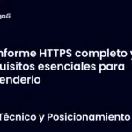 Informe HTTPS completo y requisitos esenciales para entenderlo
