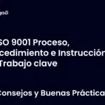 ISO 9001 Proceso, Procedimiento e Instrucción de Trabajo clave
