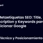 Metaetiquetas SEO: Title, Description y Keywords para posicionar Google