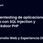 Pentesting de aplicaciones web con SQL Injection y backdoor PHP