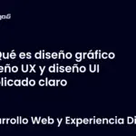 Qué es diseño gráfico diseño UX y diseño UI explicado claro