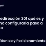 Redirección 301 qué es y cómo configurarla paso a paso