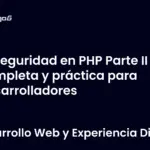 Seguridad en PHP Parte II completa y práctica para desarrolladores