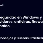 Seguridad en Windows y servidores: antivirus, firewall y respaldo