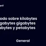Todo sobre kilobytes megabytes gigabytes terabytes y petabytes